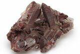 Natural, Red Quartz Crystal Cluster - Morocco #232861-1